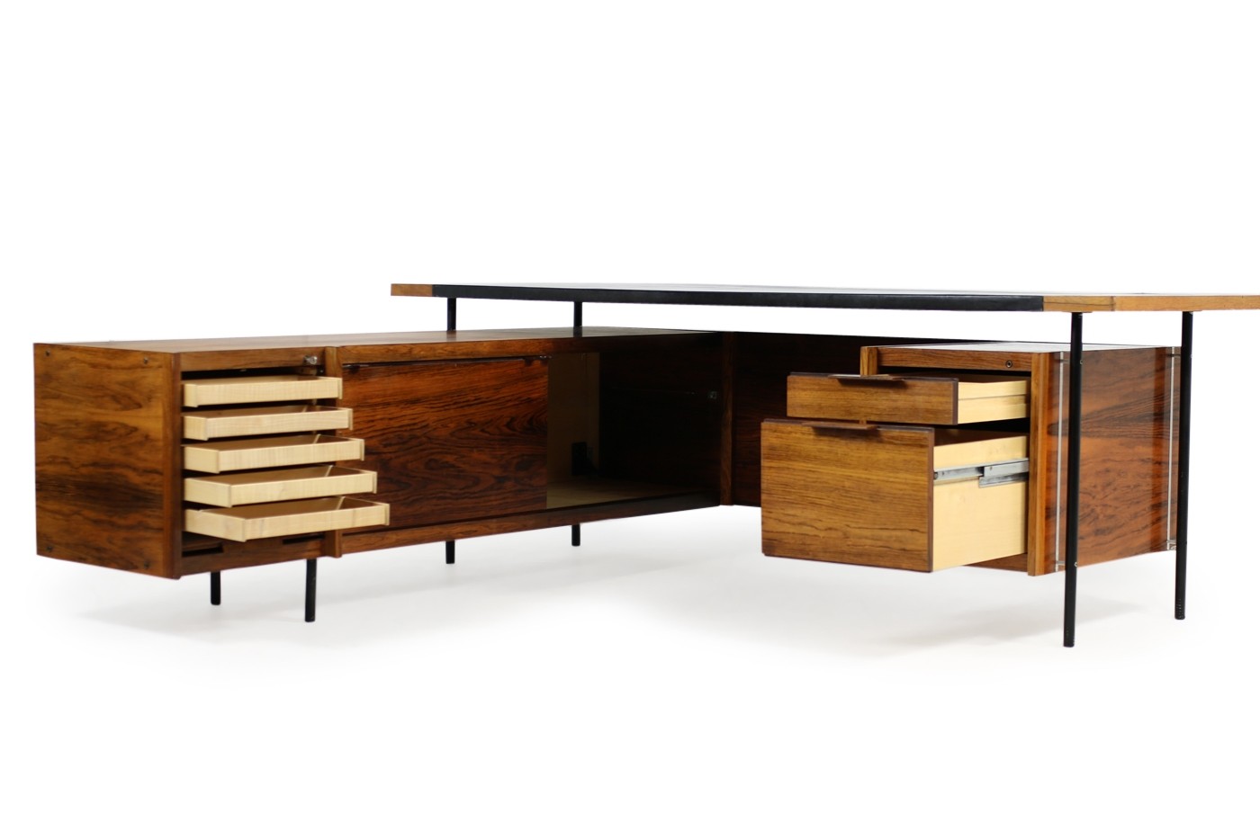 1960s Sven Ivar Dysthe Writing Table Sideboard Dokka Norway