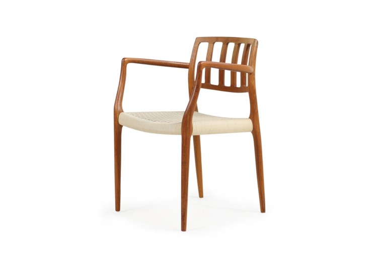 60er Armlehnstuhl Stuhl Niels Möller Teak Mod. 66 danish modern design