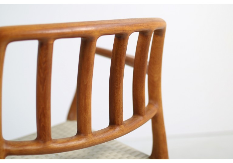 60er Armlehnstuhl Stuhl Niels Möller Teak Mod. 66 danish modern design