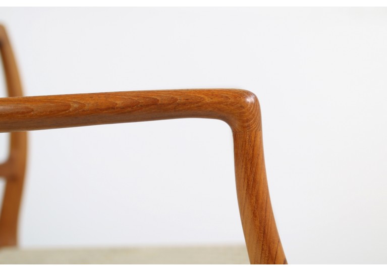 60er Armlehnstuhl Stuhl Niels Möller Teak Mod. 66 danish modern design
