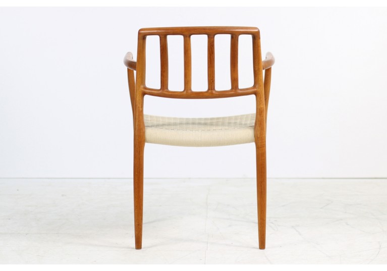 60er Armlehnstuhl Stuhl Niels Möller Teak Mod. 66 danish modern design