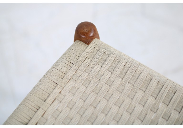 60er Teak Hocker, Niels Möller Mod. 80A danish modern design