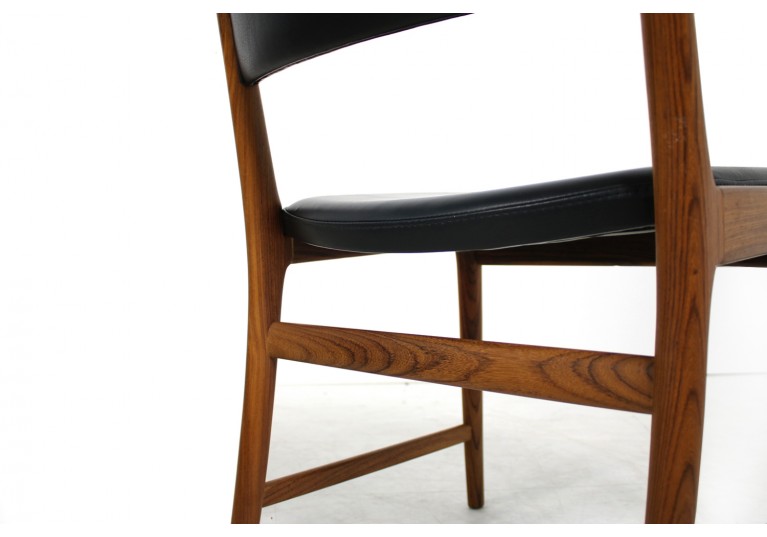 Set of 6 Rosewood Chairs Kai Lyngfeldt Larsen for Søren Willadsen