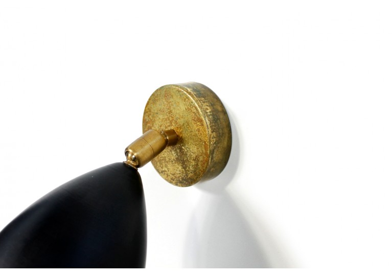 stilnovo, arredoluce, brass sconces, itailan modern design, 60er, 50er lampe