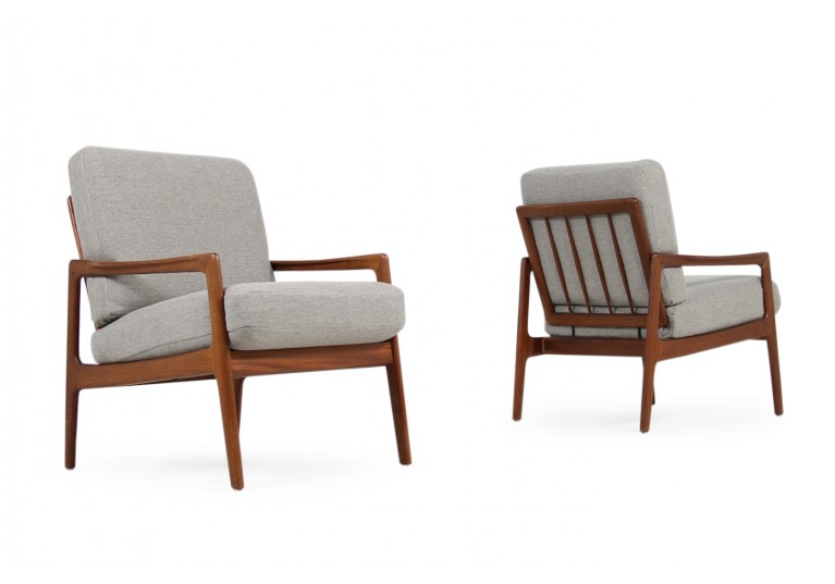 60er Teak Sessel, Lounge Chairs, Easy Chairs, Denmark, danish modern design 