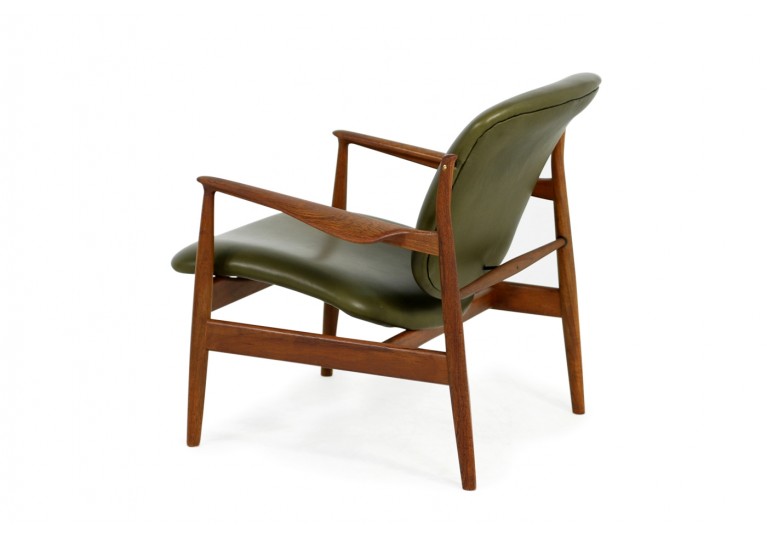 60er Teak Sessel, Finn Juhl 136 Easy Chairs, France & Son, Denmark, Lounge Chairs