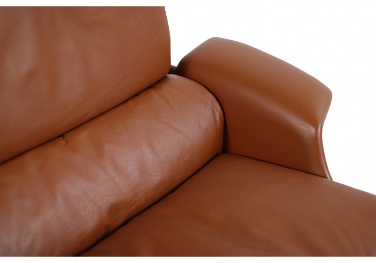 60er Leder Lounge Sessel, Kofod Larsen, Adam, Mogens Kold