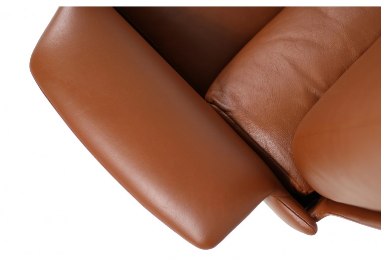 60er Leder Lounge Sessel, Kofod Larsen, Adam, Mogens Kold