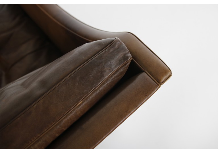 Borge Mogensen, 60er Sessel, 60er Leder, danish modern, Fredericia, Mogensen 2207
