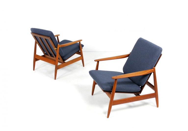 60er Teak Sessel, Poul M. Volther für Frem Rojle, Denmark, Easy Chairs