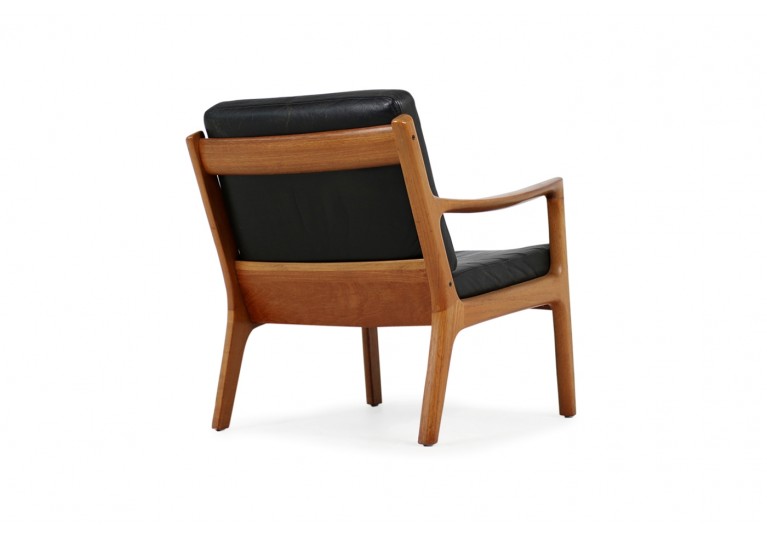 60er Sessel, Teak & Leder, Ole Wanscher, Senator Series, France & Son Denmark, danish modern mid century, 50er Teak Easy Chair