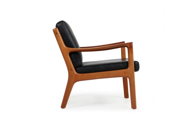 50er Sessel, Ole Wancher, Danish modern design, 60er Easy Chair, denmark, France & son, Teak, Leder