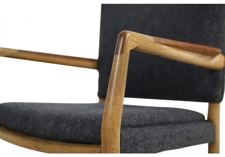 50er 60er Sessel Stuhl Eiche Teak Hans Wegner Lounge Chair