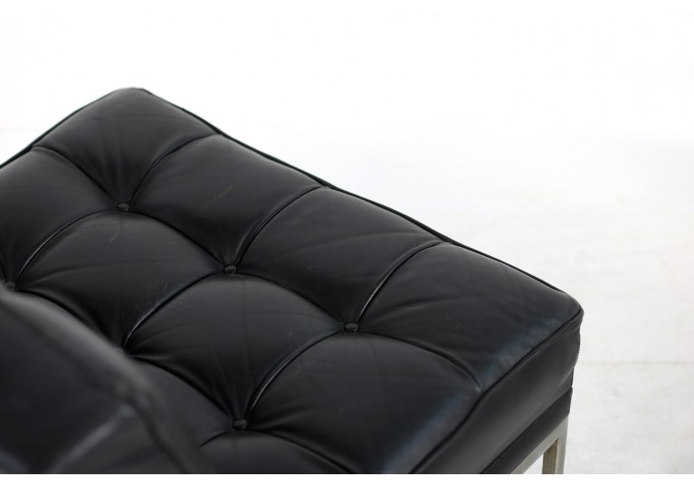 Pair of 1960s Johannes Spalt Constanze Leather Chairs Wittmann