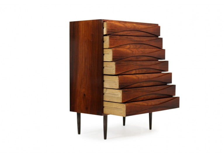 60er Kommode, Arne Vodder, chest of drawers, palisander, rosewood, danish modern
