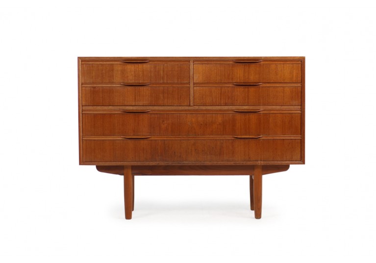 60er Teak Kommode, chest of drawers, danish modern, henning jorgensen, denmark, sideboard, 50er
