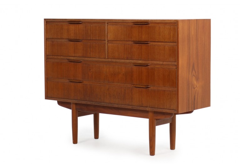 60er Teak Kommode, chest of drawers, danish modern, henning jorgensen, denmark, sideboard, 50er