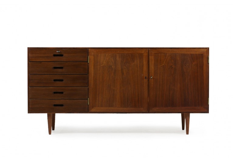 60er Sidboard Palisander, Kai Winding, Danish Moder Design, drawers, credenza