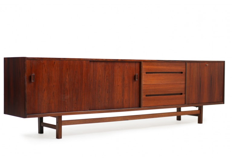 60er Sideboard, Nils Jonsson, Troeds Sweden, Model Grand, Palisander, Rosewood, scandinavian modern