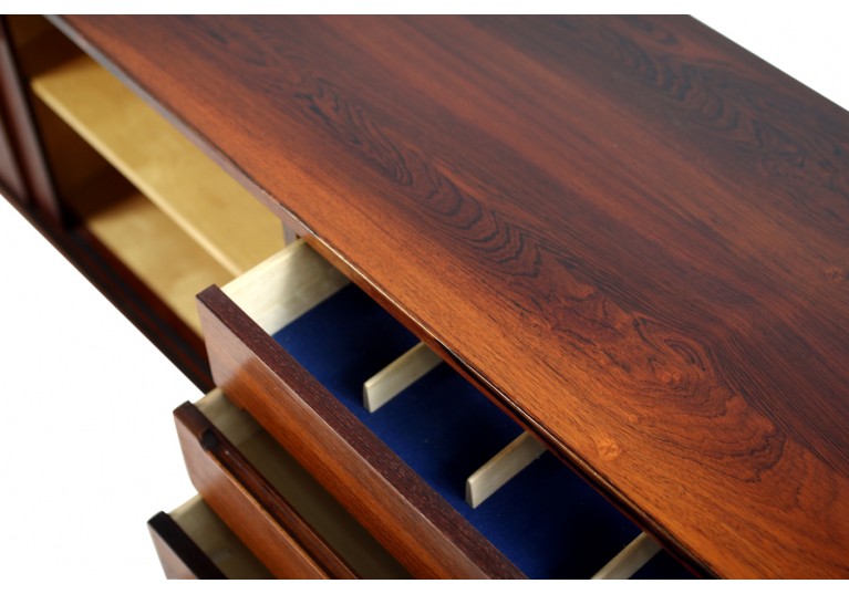 60er Sideboard, Nils Jonsson, Troeds Sweden, Model Grand, Palisander, Rosewood, scandinavian modern