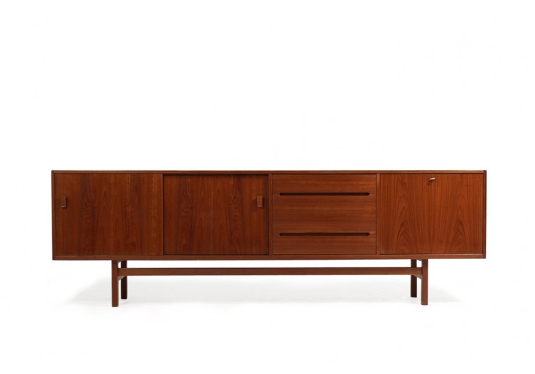 60er Teak Sideboard, Nils Jonsson Model Grand, Hugo Troeds, Schweden, 70er