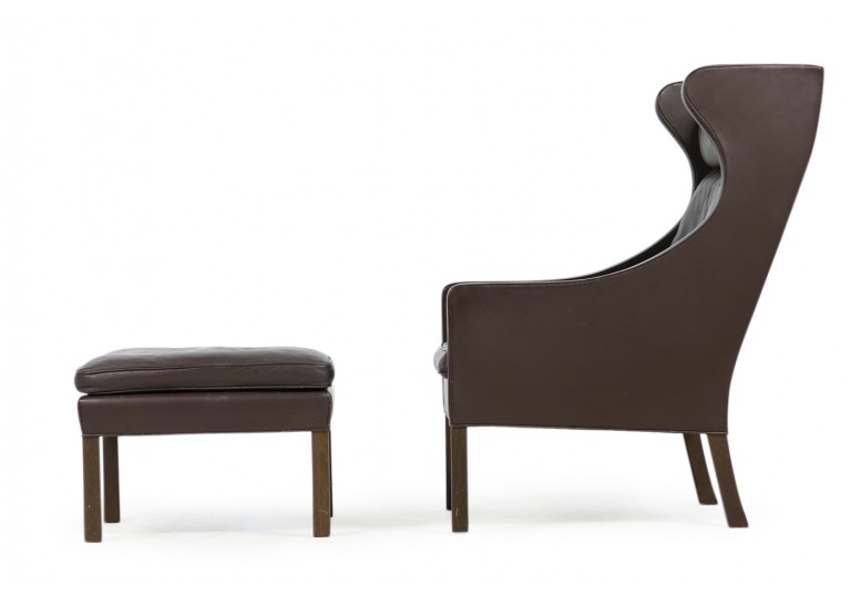 60er Wingback Sessel, Borge Mogensen, 2202 und 2204, Fredericia Denmark