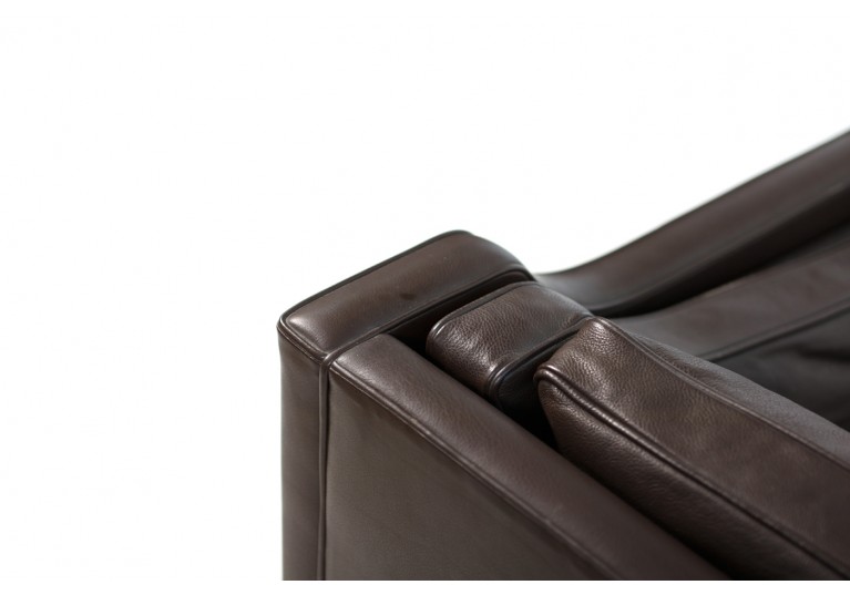 60er Sofa, Borge Mogensen Mod. 2212 Ledersofa, Fredericia Denmark