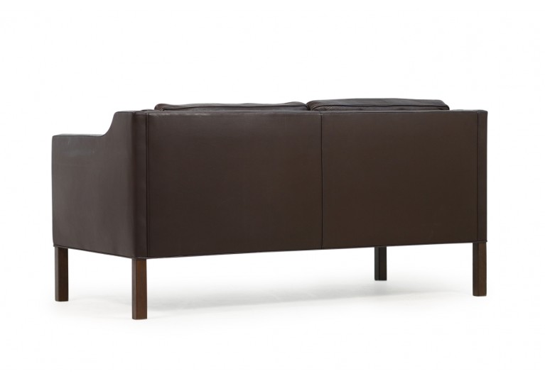 60er Sofa, Borge Mogensen Mod. 2212 Ledersofa, Fredericia Denmark