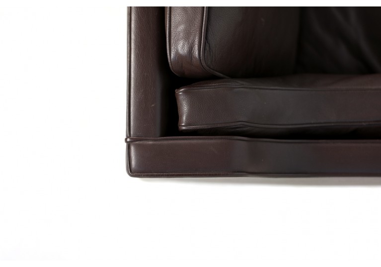 60er Leder Sofa, Borge Mogensen, Mod. 2213, Fredericia Denmark