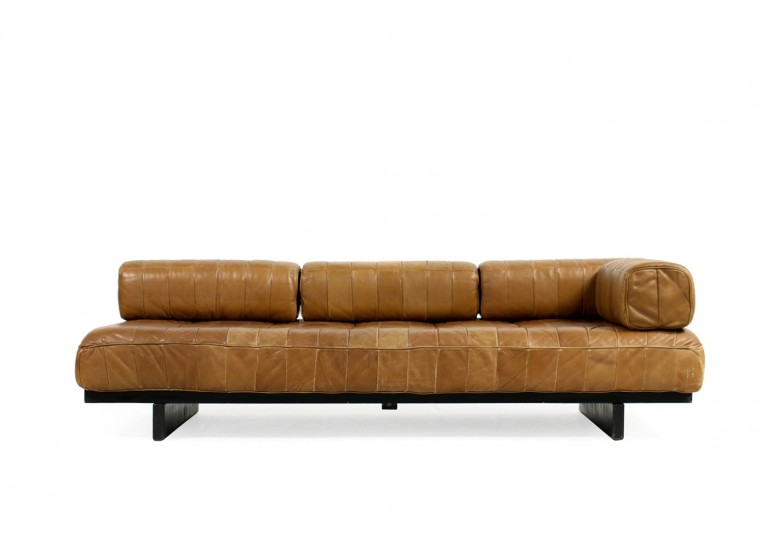 70er Leder Sofa, De Sede Daybed, DS 80