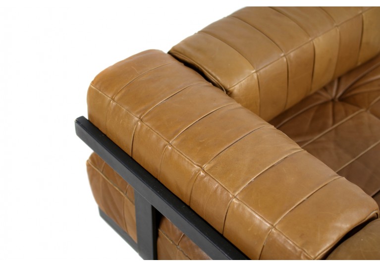 70er Leder Sofa, De Sede Daybed, DS 80