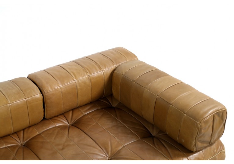 70er Leder Sofa, De Sede Daybed, DS 80