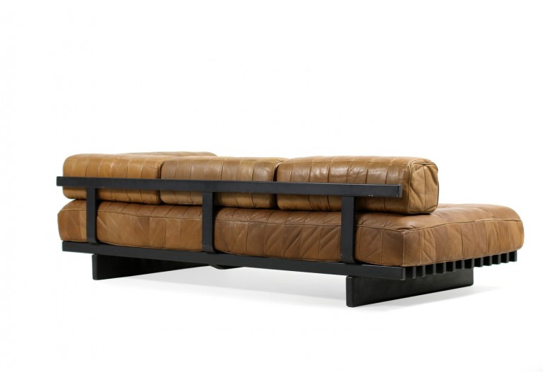 70er Leder Sofa, De Sede Daybed, DS 80