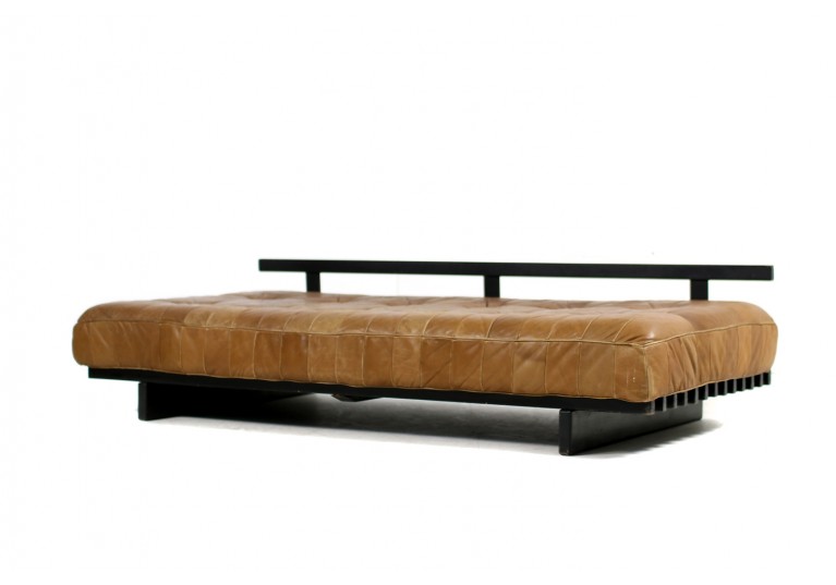 70er Leder Sofa, De Sede Daybed, DS 80