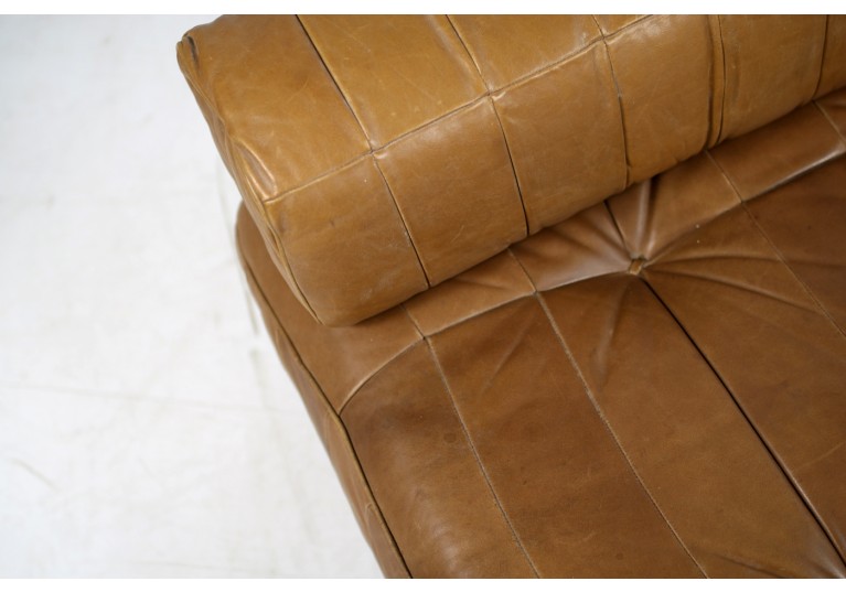 70er Leder Sofa, De Sede Daybed, DS 80
