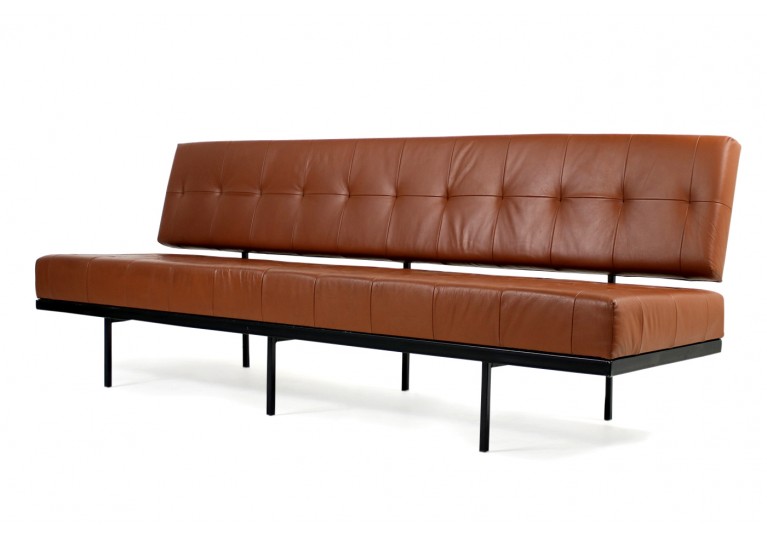 50er, 60er Sofa, Florence Knoll, daybed, Sofa, Leder