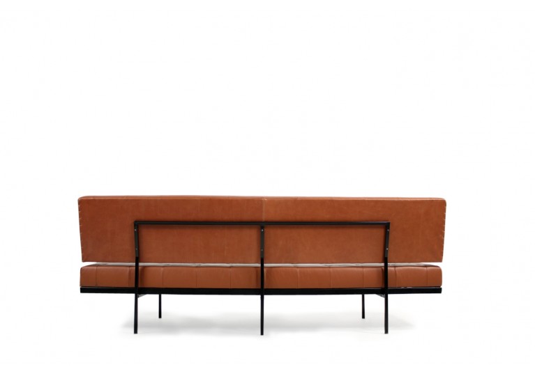 50er, 60er Sofa, Florence Knoll, daybed, Sofa, Leder