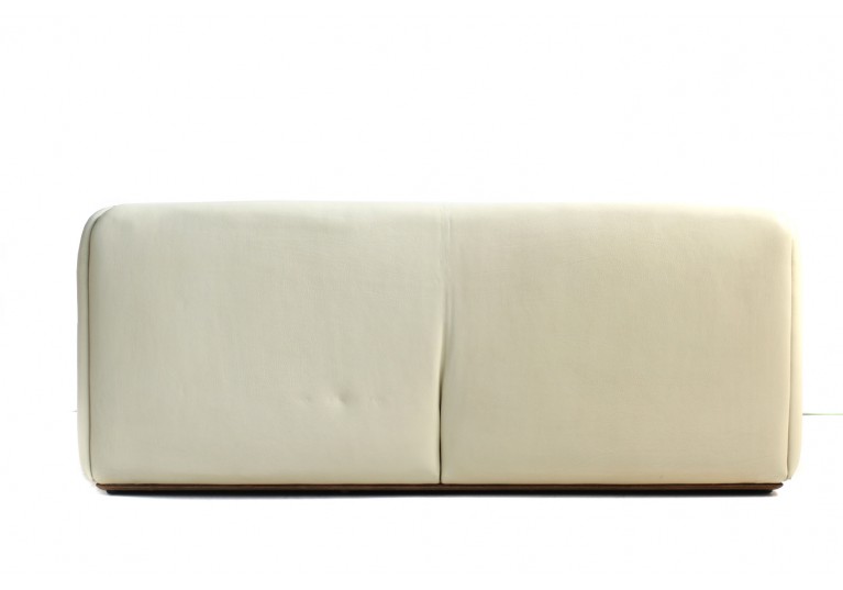 1970s De Sede DS 47 Buffalo Leather Sofa with Extendable Seat Ecru No. 2