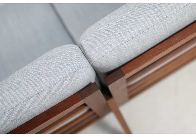 60er Teak Sofa, Illum Wikkelso, danish modern, 70er 