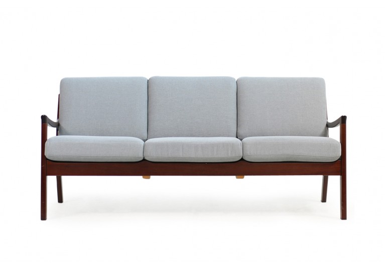 60er Sofa, Ole Wanscher, Mahagoni, Poul Jeppesen, PJ Denmark, danish modern design, mid century, 50er Couch