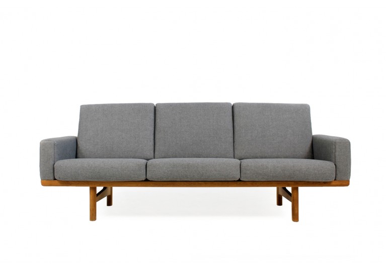 50er Hans Wegner Sofa, Eiche, Danish Modern, 60er, Mod. GE 236