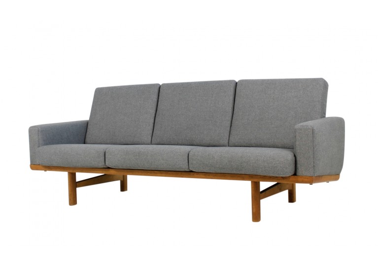 50er Hans Wegner Sofa, Eiche, Danish Modern, 60er, Mod. GE 236