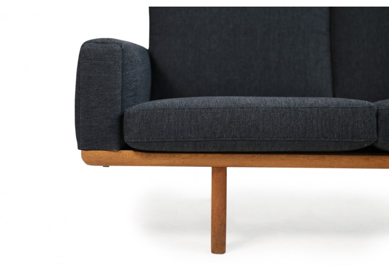  Hans Wegner Sofa, Eiche, Danish Modern, 60er, Mod. GE 236