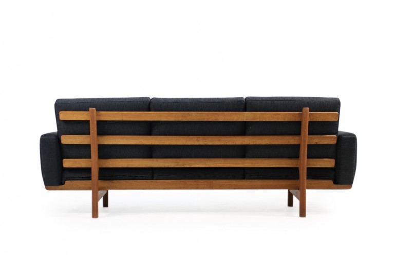  Hans Wegner Sofa, Eiche, Danish Modern, 60er, Mod. GE 236