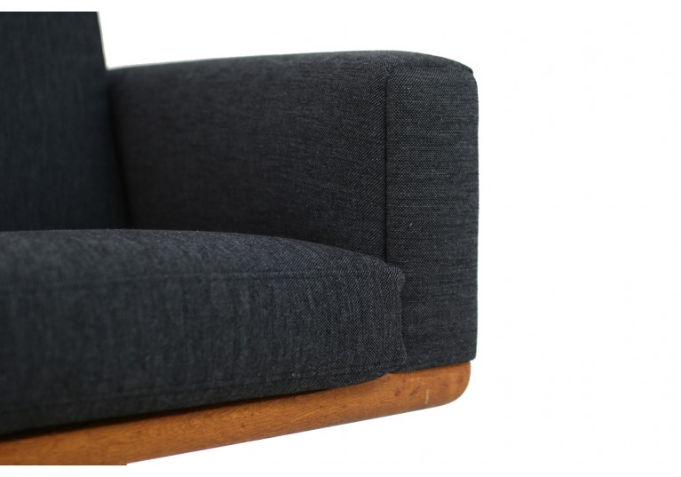  Hans Wegner Sofa, Eiche, Danish Modern, 60er, Mod. GE 236