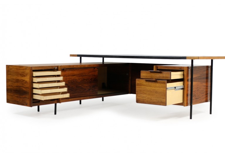 60er Schreibtisch, Sven Ivar Dysthe für Dokka Mobler, Norway, Vintage, Sideboard