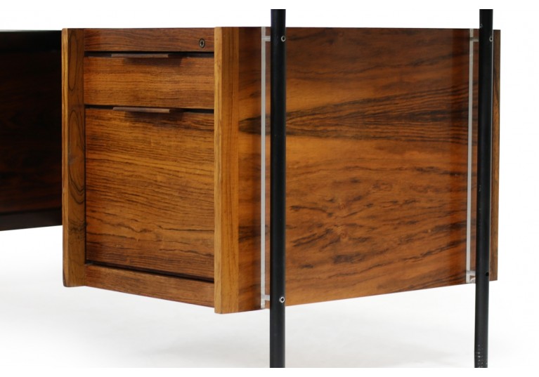 60er Schreibtisch, Sven Ivar Dysthe für Dokka Mobler, Norway, Vintage, Sideboard