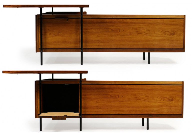 60er Schreibtisch, Sven Ivar Dysthe für Dokka Mobler, Norway, Vintage, Sideboard