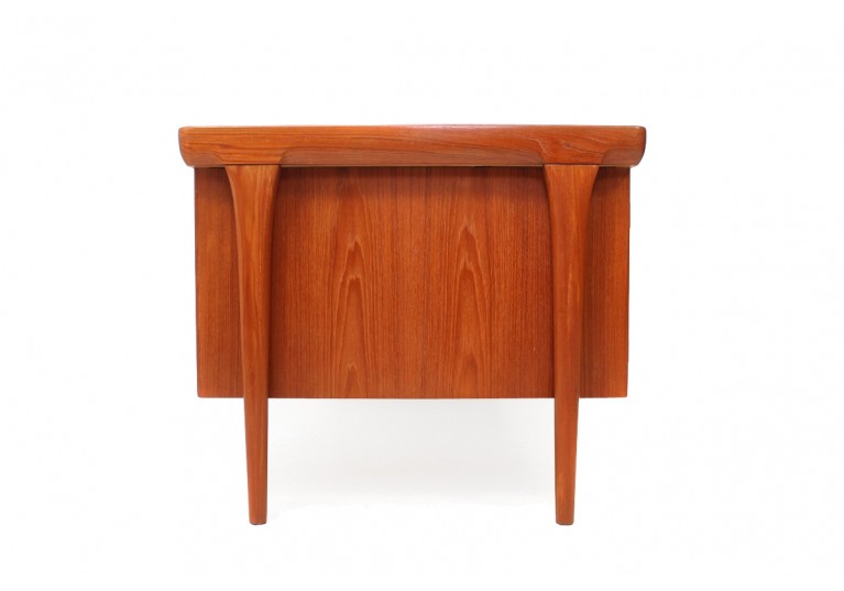60er Teak Schreibtisch, Kofod Larsen, Denmark, 70er danish modern