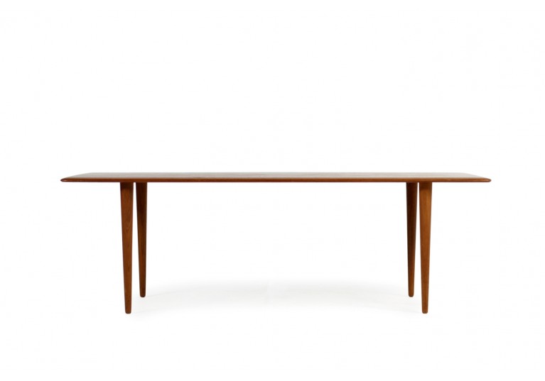 60er Teak Tisch, coffee table, danish modern, denmark, Peter Hvidt